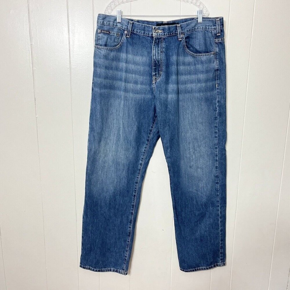 Calvin Klein Jeans Mens Blue Relaxed Straight Size 40 EUC